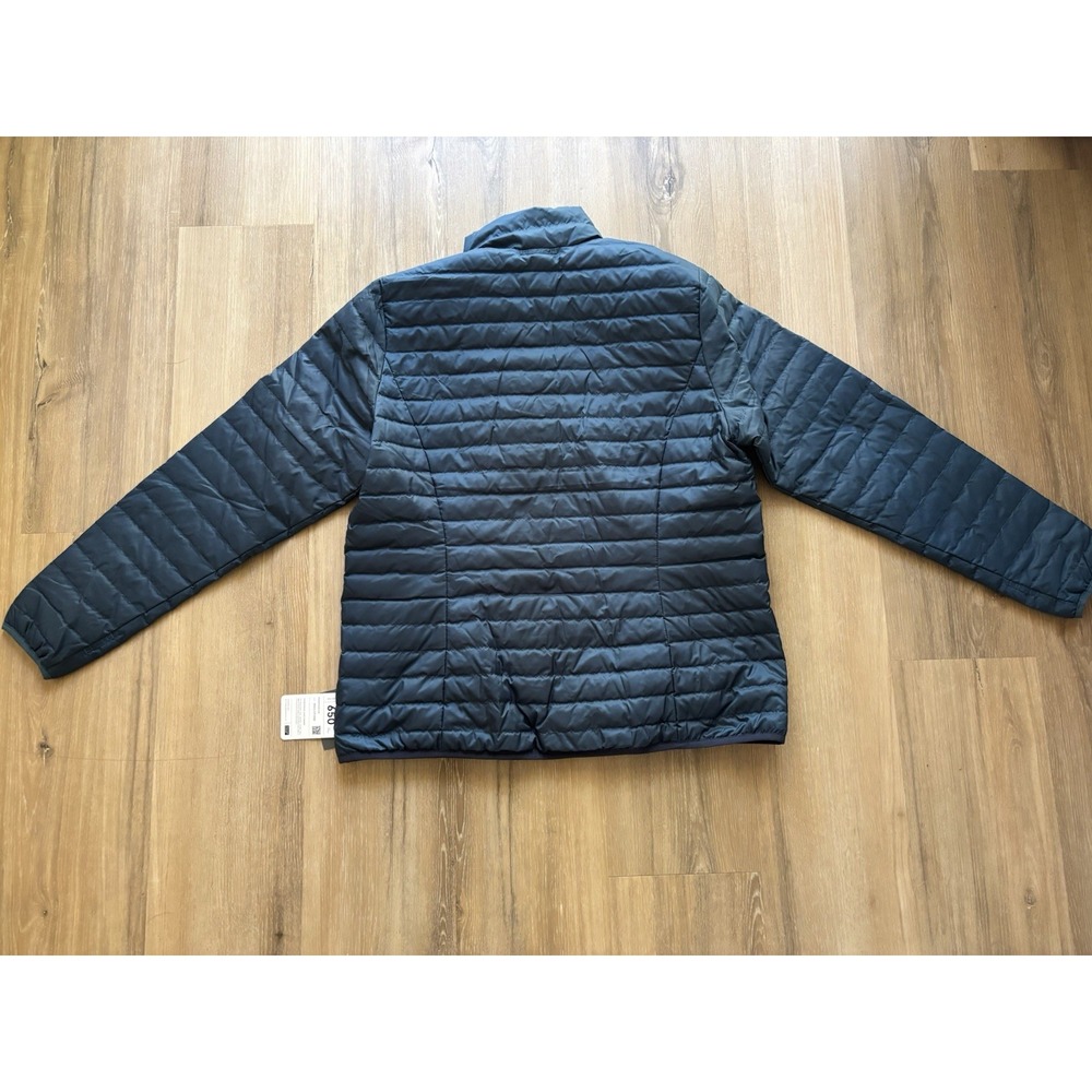 Eddie Bauer EB650 Microlight Women's Large Teal Goose Down Puffer Jacket - Picture 8 of 8